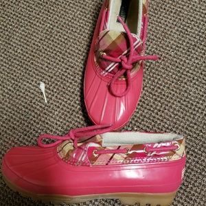 Sperry size 7 rain shoes. Worn 2 or 3 times